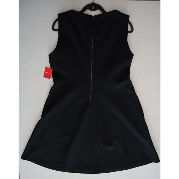 SPANX 20381R Women's Sz S Classic Black The Perfect Fit & Flare Dress - Picture 6 of 13